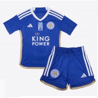 Leicester City Jamie Vardy #9 Domaci Dres za djecu 2023-24 Kratak Rukav (+ Kratke hlače)